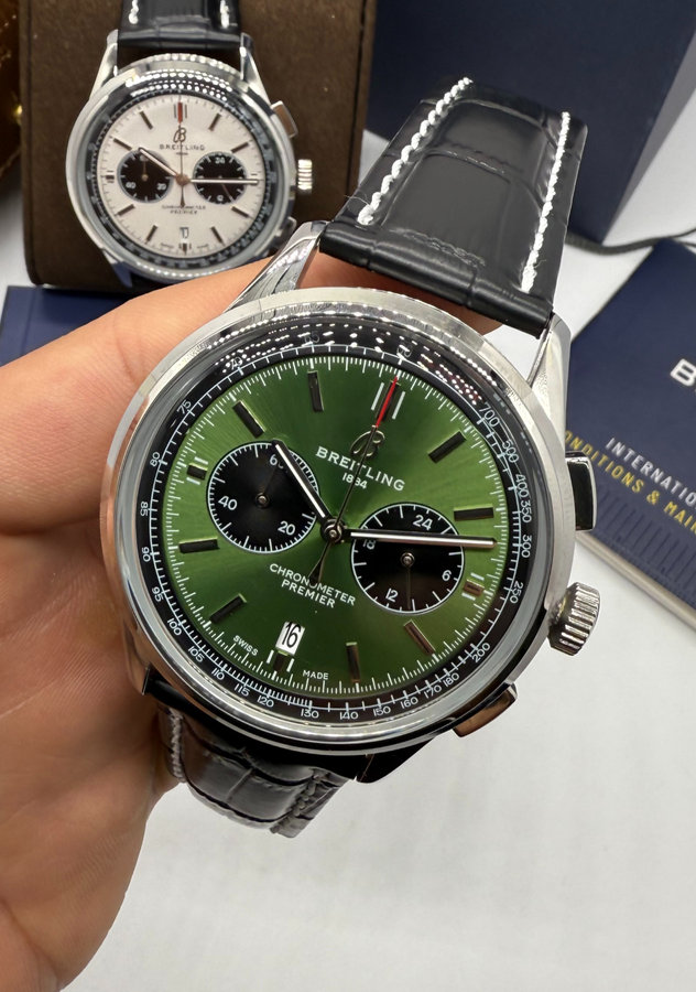 Breitling Premier Aço Chrono