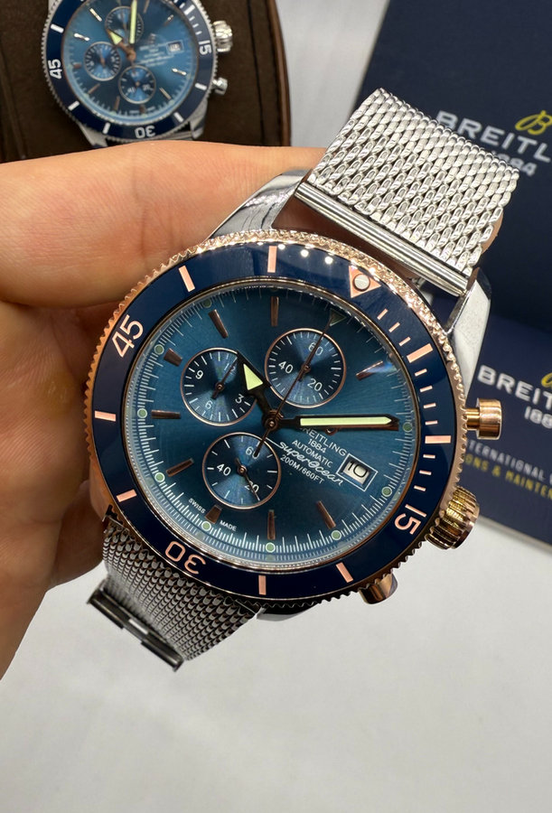 Breitling Superocean Crono Aço
