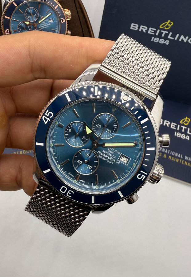 Breitling Superocean Crono Aço