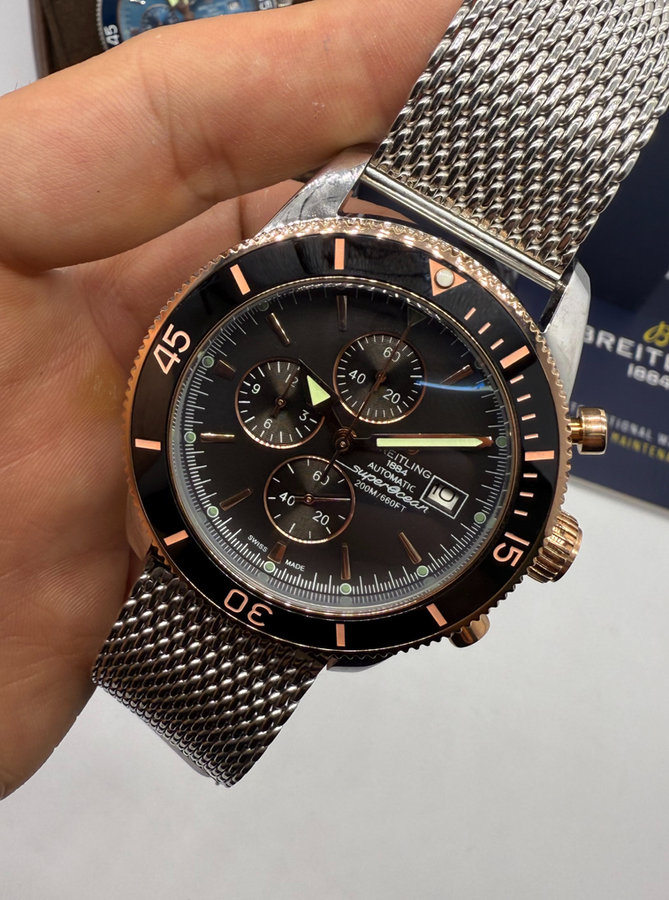 Breitling Superocean Crono Aço