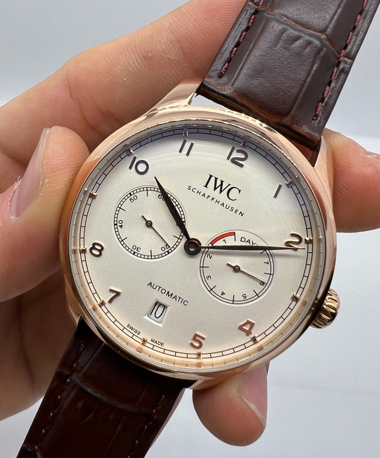 IWC Portugieser Automático Aço/Rose