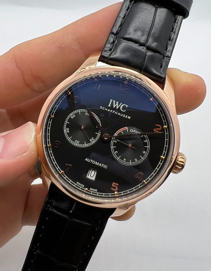 IWC Portugieser Automático Aço/Rose