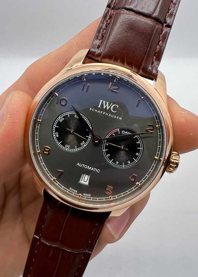IWC Portugieser Automático Aço/Rose