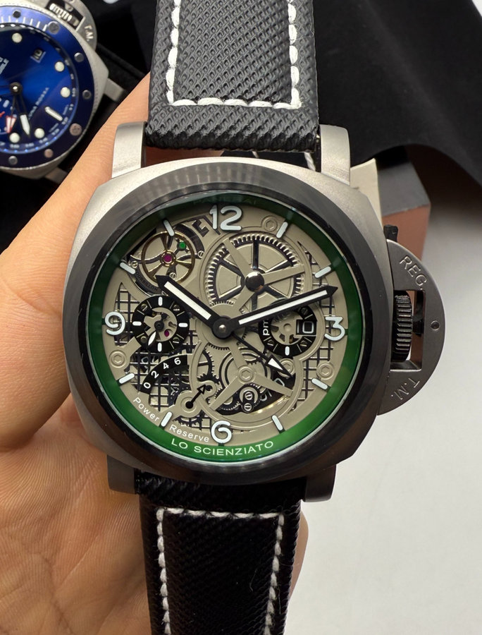 Panerai Edição Limitada Lo Scienziato Aço