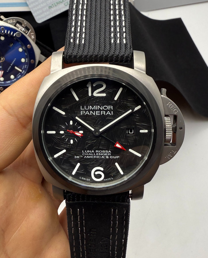 Panerai Luminor Luna Rossa Challenger 36 America's Cup Aço