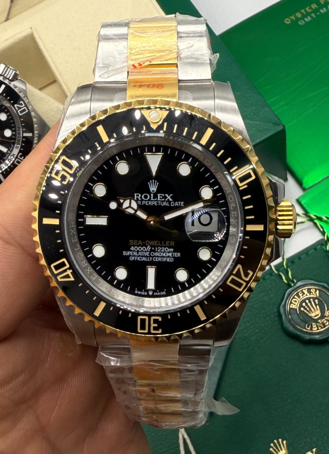 Rolex Sea-Dweller Aço/Ouro