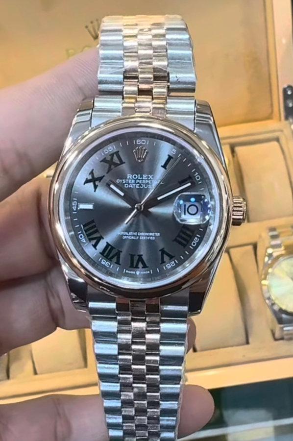 Rolex Datejust Wimbledon Aço/Rose,