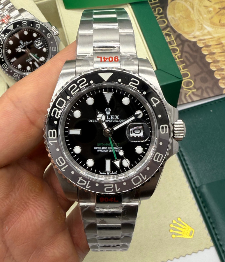 Rolex GMT Master ll Bruce Wayne Pulseira Oyster