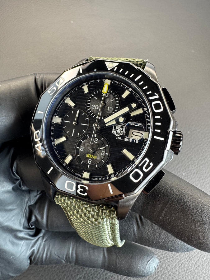 TAG Heuer Aquarecer Calibre 16 Aço OxBlack