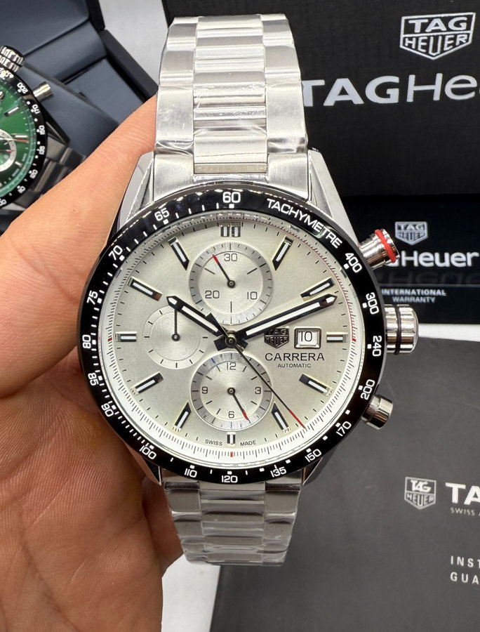 TAG Heuer Carrera Aço Calibre S, Chronograph,
