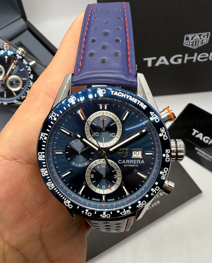 TAG Heuer Carrera Aço Calibre S, Chronograph Eletrônico,