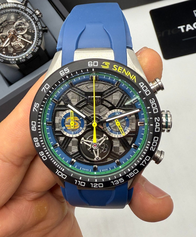 TAG Heuer Carrera Chronograph Tourbillon Extreme Sport x Senna -