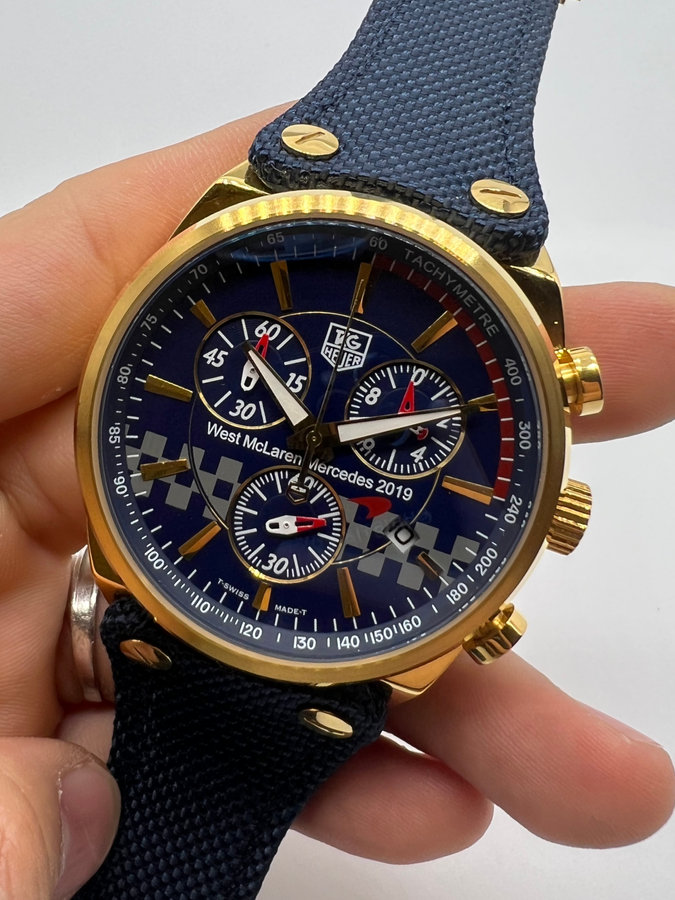 TAG Heuer Carrera McLaren Mercedez Aço/Dourado