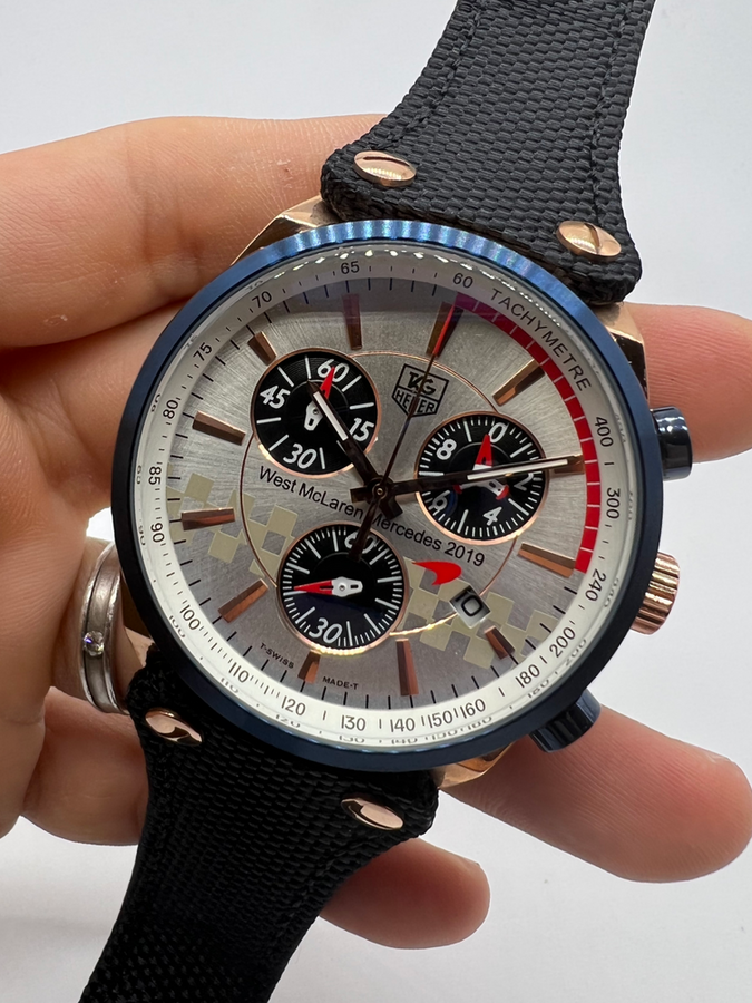 TAG Heuer Carrera McLaren Mercedez Aço/Rose