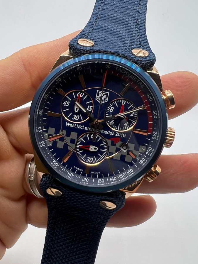 TAG Heuer Carrera McLaren Mercedez Aço/Rose