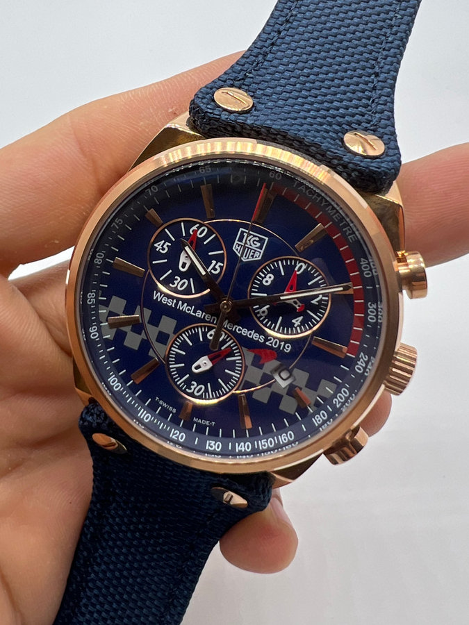 TAG Heuer Carrera McLaren Mercedez Aço/Rose