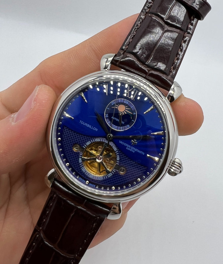 Vacheron Constantin Fases da Lua Turbilhão Aço