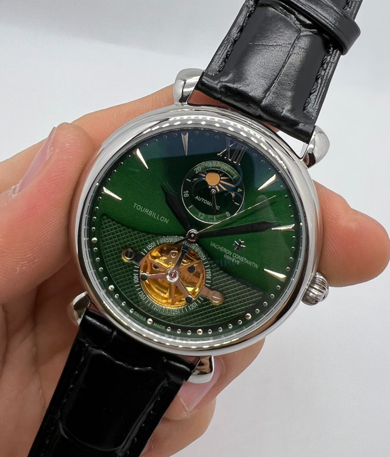 Vacheron Constantin Fases da Lua Turbilhão Aço