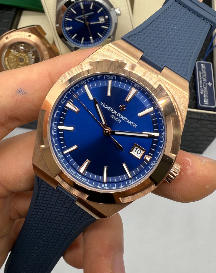 Vacheron Constantin Overseas Aço/Rose