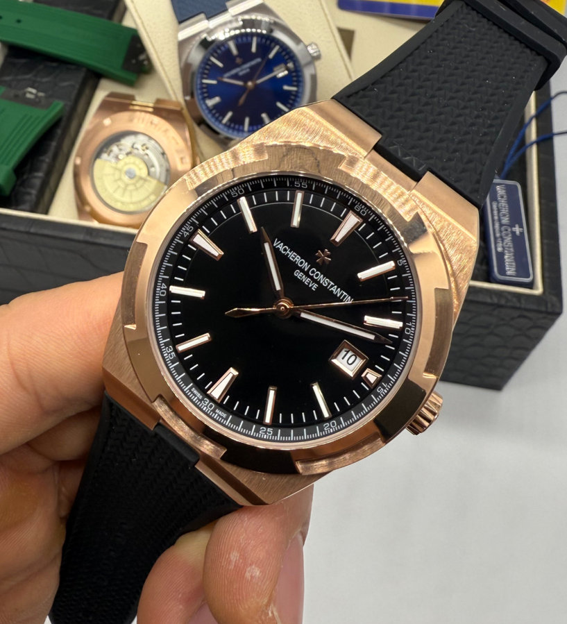 Vacheron Constantin Overseas Aço/Rose