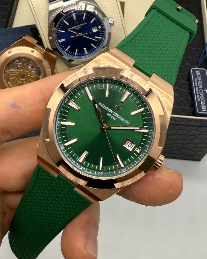 Vacheron Constantin Overseas Aço/Rose